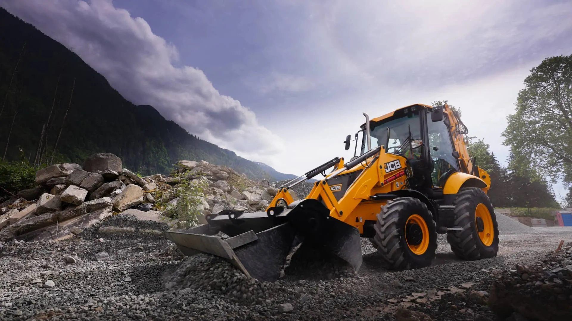 Imagen de retroexcavadora